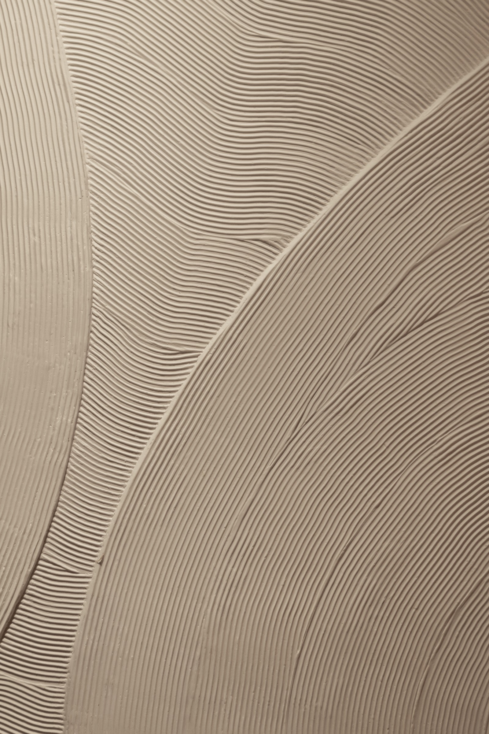Wave-pattern wall texture, detail