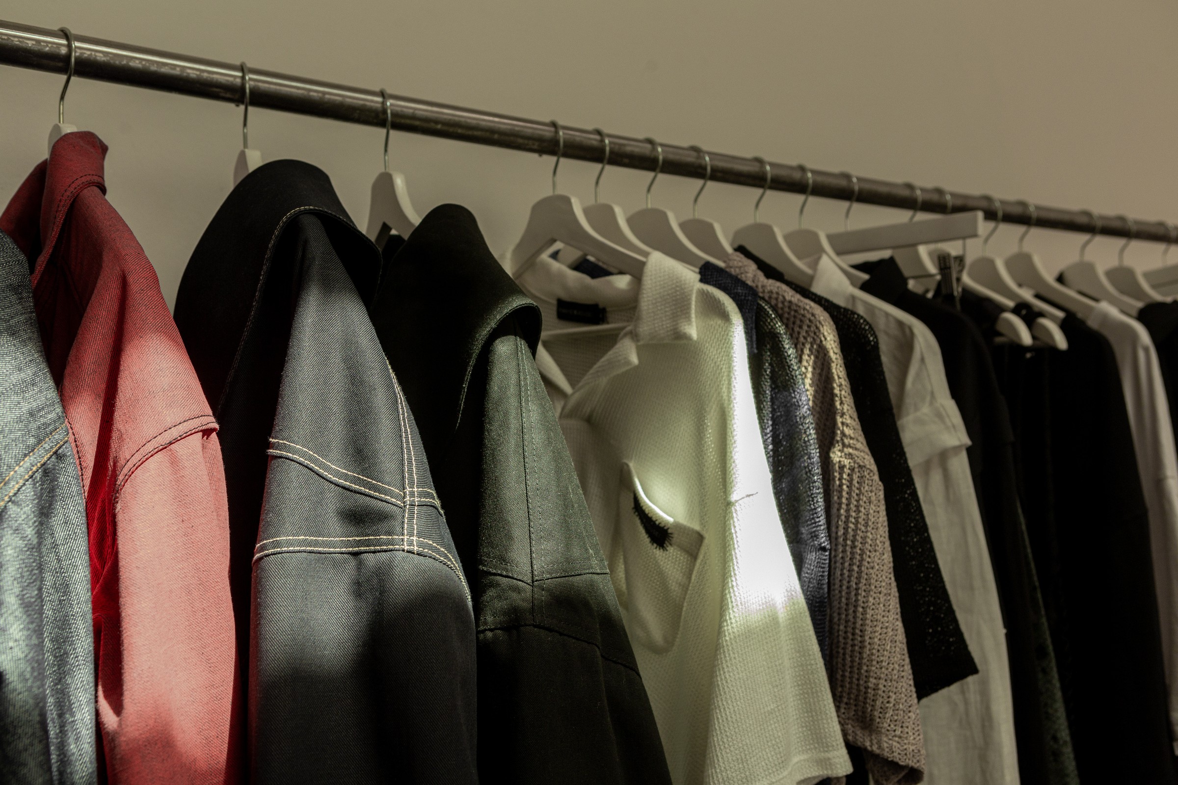Rack of garments